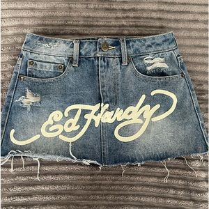 Ed Hardy mini skirt